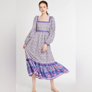 Mille Carmen dress in bluebell NWOT